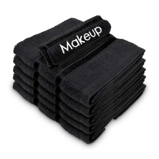YRALY Makeup Towels - Pack of 6 - Soft Cotton Wipes for Face and Makeup Removal. Essential Items for Hospitality.